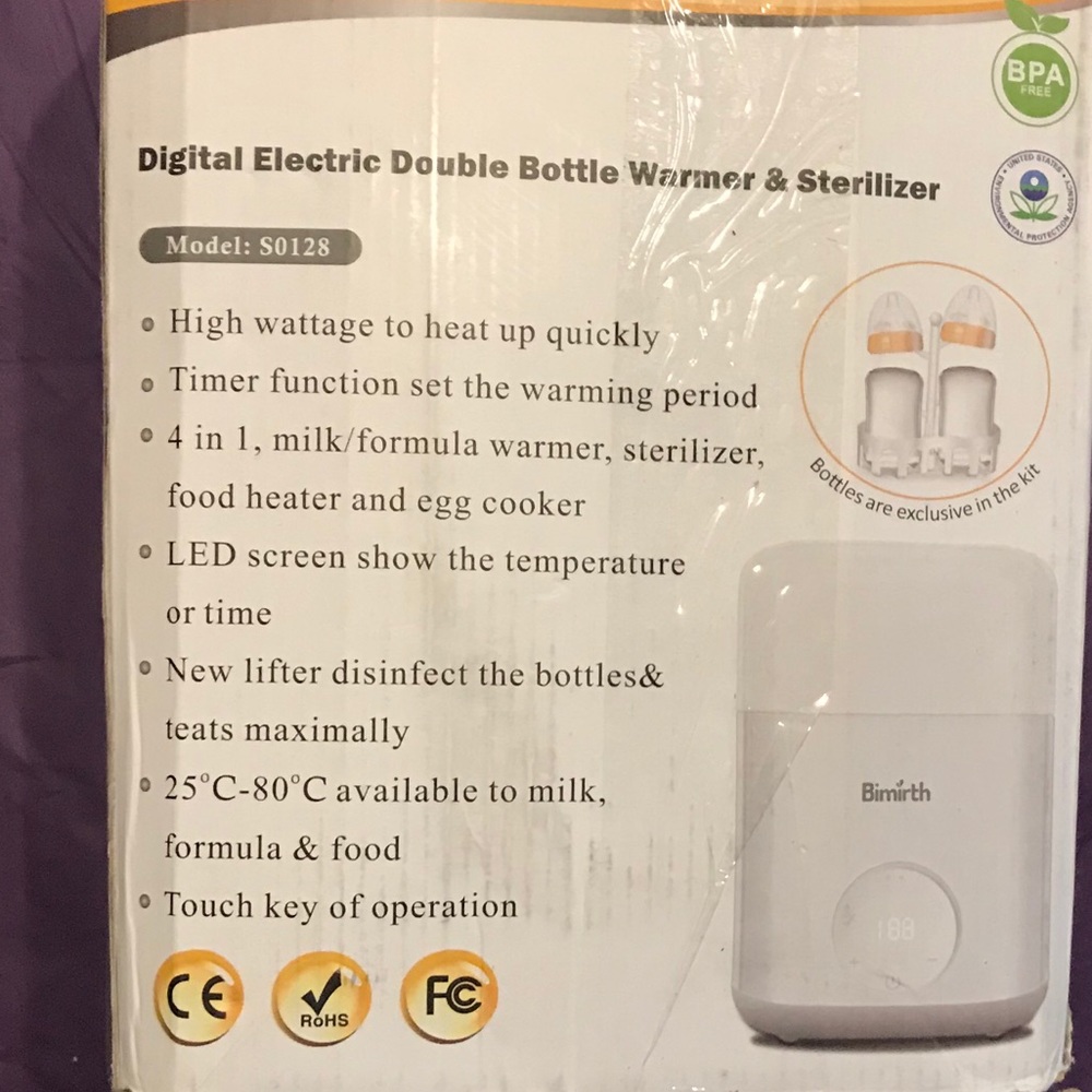 Double Bottle Warmer & Sterilizer